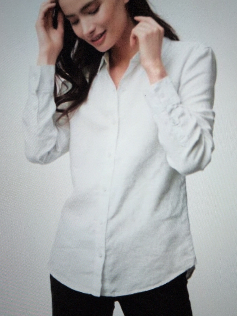 Tommy Bahama White Linen Shirt